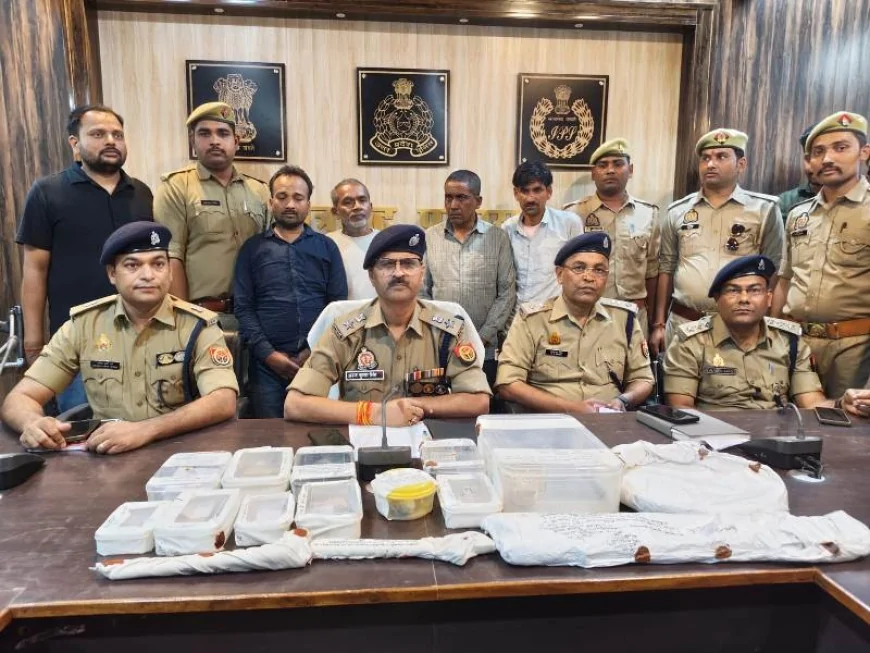 चित्रकूट : मंदिरों में हुई चोरियों का खुलासा, चार शातिर गिरफ्तार