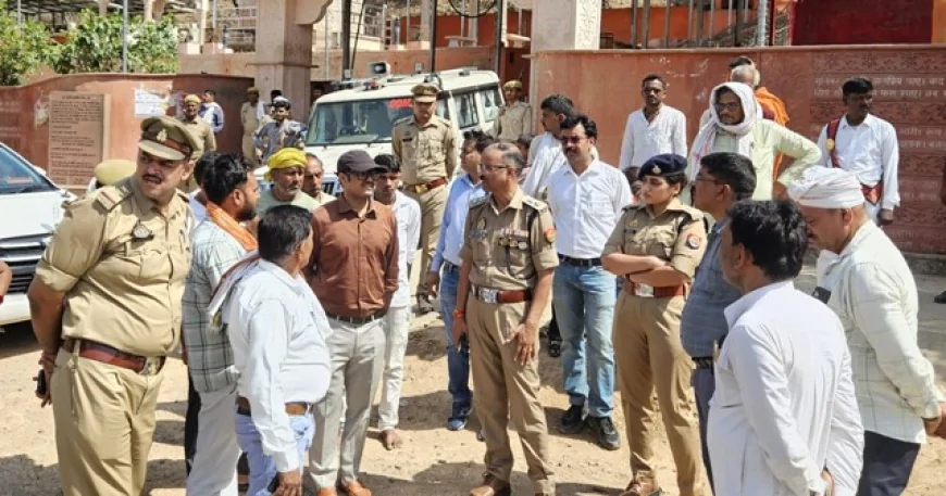 डीएम-एसपी ने महर्षि वाल्मीकि आश्रम का किया निरीक्षण