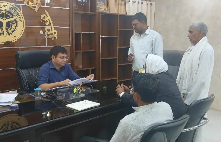 सदर एसडीएम अजय यादव ने किया कार्यभार ग्रहण, सुनी समस्याएं