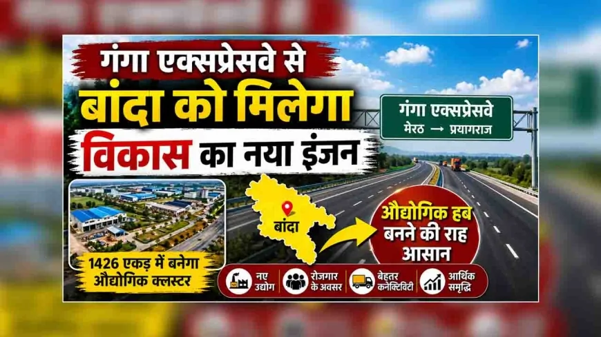 गंगा एक्सप्रेसवे से बांदा को मिलेगा विकास का नया इंजन, औद्योगिक हब बनने की राह आसान