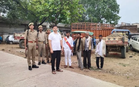 अवैध गिट्टी परिवहन पर प्रशासन का शिकंजा, 6 ट्रक पकड़े, माफियाओं में हड़कंप