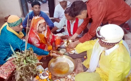 समाजसेवी आशीष रघुवंशी ने गरीब परिवार के बेटी की कराई शादी