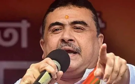 पार्टी बैठक में बड़ा निर्णय, शुभेंदु अधिकारी संभालेंगे विधायक दल की कमान