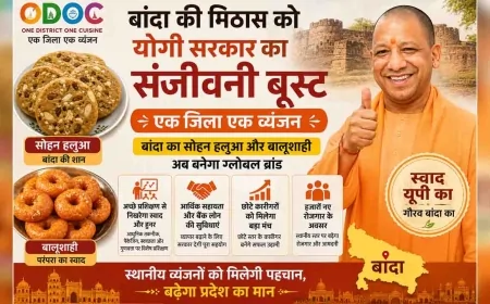 बांदा का सोहन हलुआ और बालूशाही अब बनेंगे ग्लोबल ब्रांड
