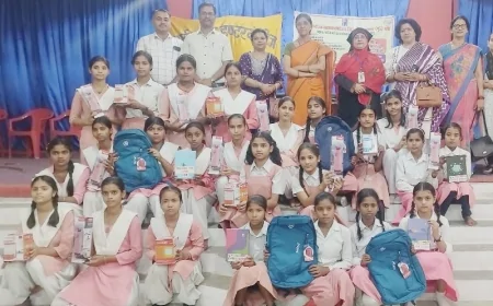 आर्य कन्या इंटर कॉलेज, बाँदा में मानसिक स्वास्थ्य एवं आत्महत्या रोकथाम कार्यशाला आयोजित
