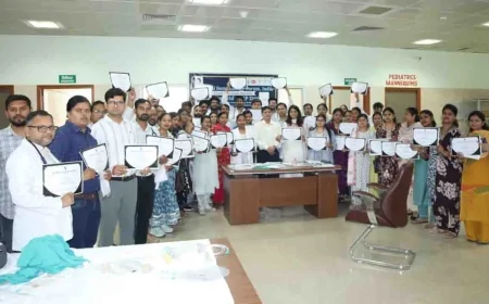 देशव्यापी NRP दिवस पर बांदा में नवजात पुनर्जीवन प्रशिक्षण, 53 स्वास्थ्यकर्मी हुए प्रशिक्षित