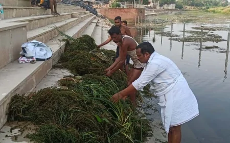 बुंदेली सेना नें मंदाकिनी नदी की सफाई का शुरू किया अभियान
