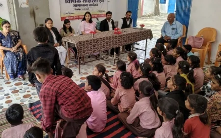 विद्यालय में जागरुकता कार्यक्रम कर दी गई जानकारी