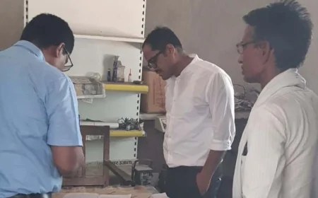 पीसीएफ का निरीक्षण कर गेंहू खरीद का डीएम ने लिया जायजा