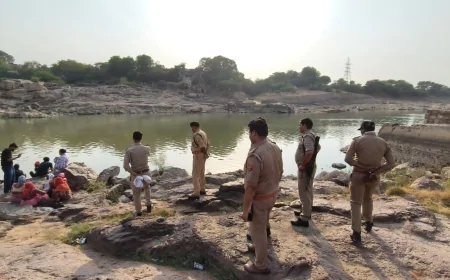 बांदा में दर्दनाक हादसा, नदी में डूबने से दो मासूमों की गई जान