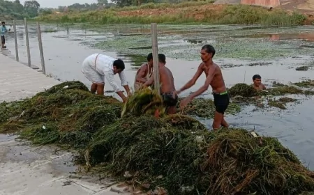 पन्नालाल घाट को अमावस्या के पहले बनाया स्वच्छ सुंदर : अजीत सिंह