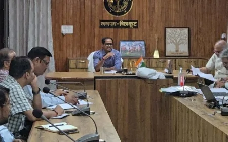 डीएम ने की पोषण एवं आंगनबाड़ी व्यवस्थाओं की समीक्षा