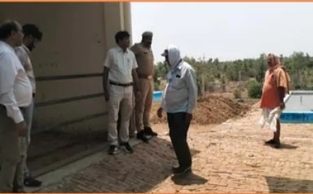 ऊंचाडीह की वृहद गौशाला का सीडीओ ने किया निरीक्षण