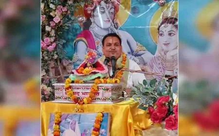 कथा व्यास ने बाराह अवतार, धु्रव चरित्र की कथा सुनाई
