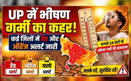 प्रदेश में भीषण गर्मी का कहर, कई जिलों में रेड और ऑरेंज अलर्ट जारी