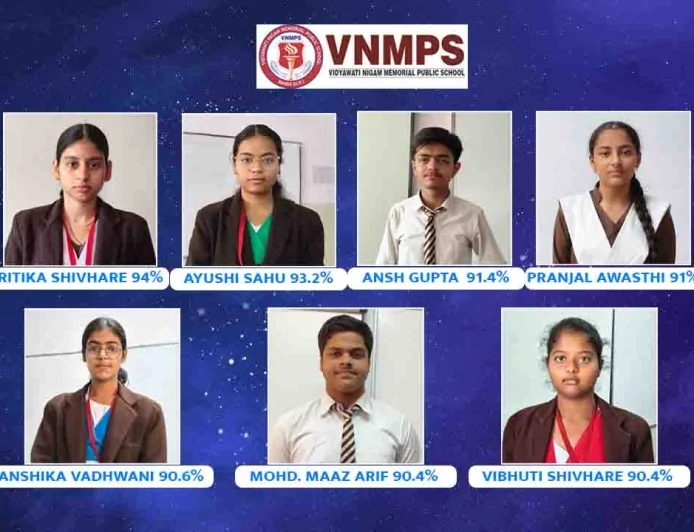विद्यावती निगम मेमोरियल पब्लिक स्कूल का इंटरमीडिएट परिणाम शानदार, छात्रों ने किया उत्कृष्ट प्रदर्शन