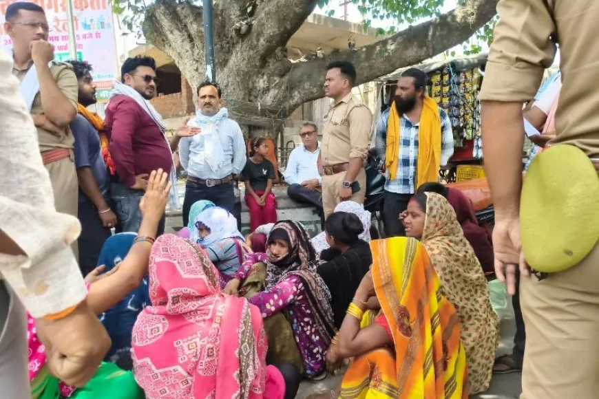 पानी संकट से परेशान लोगों ने किया रोड जाम, प्रशासन के आश्वासन पर खुला जाम
