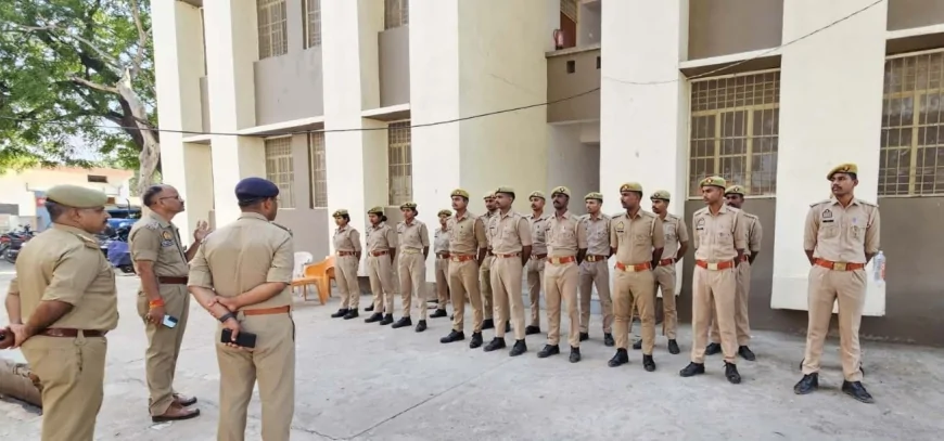 एसपी ने की नवनियुक्त रिक्रूट आरक्षियों के व्यवहारिक प्रशिक्षण की समीक्षा