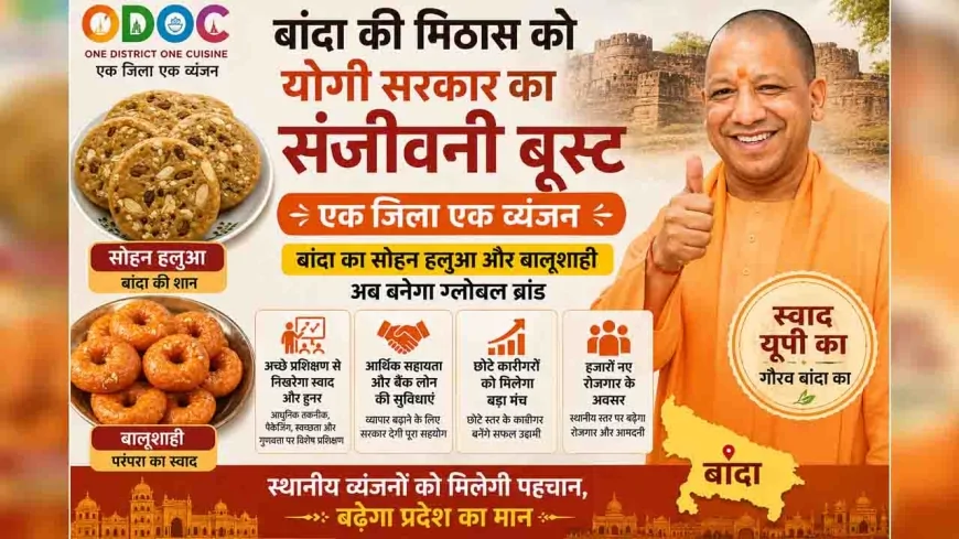 बांदा का सोहन हलुआ और बालूशाही अब बनेंगे ग्लोबल ब्रांड