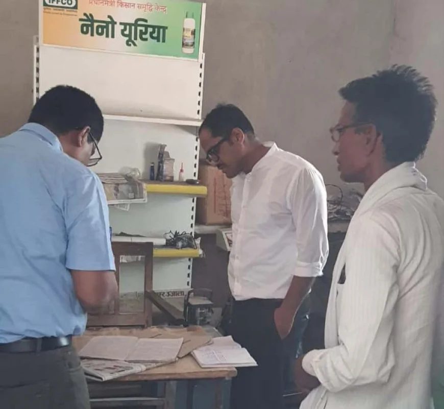 पीसीएफ का निरीक्षण कर गेंहू खरीद का डीएम ने लिया जायजा
