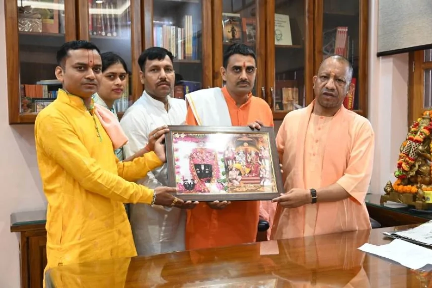 संस्कृत मानदेय शिक्षकों को नियमित करने की मांग तेज, समिति ने मुख्यमंत्री योगी से की मुलाकात