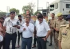 बांदा में परिवहन विभाग का बड़ा अभियान, 535 वाहनों के चालान, 5 वाहन सीज