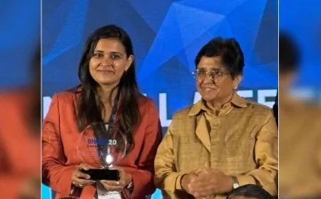 भारत कॉन्क्लेव 2026 में बांदा की बेटी डॉ. सदफ खान को मिला एक्सीलेंस इन टेक-ड्रिवन रियल एस्टेट इनोवेशन अवार्ड