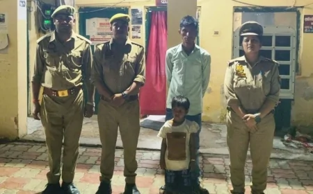 जीआरपी ने गुम हुई बच्ची को खोजकर पिता के सुपुर्द किया