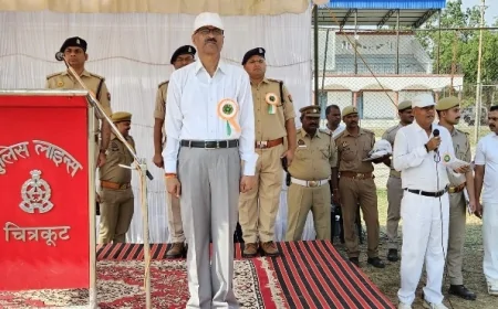 अंतर्जनपदीय वार्षिक फुटबॉल प्रतियोगिता का एसपी ने किया शुभारंभ