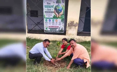 श्याम ग्राम उद्योग सेवा संस्थान ने विश्व पर्यावरण दिवस पर किया पर्यावरण संरक्षण के प्रति लोगों को किया जागरूक