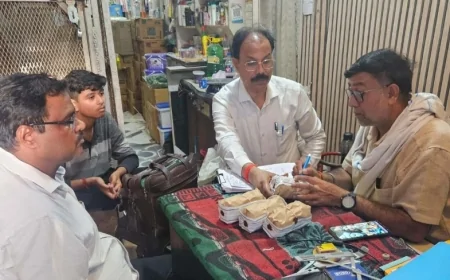 जनपद में खाद्य टीम ने भरे पांच सैम्पल