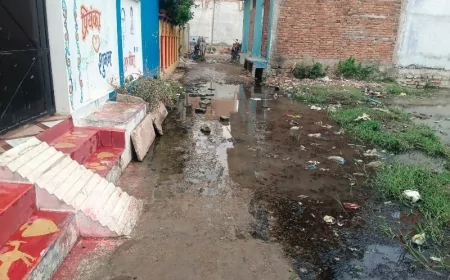 जल भराव की भीषण समस्या से जनता हलाकान