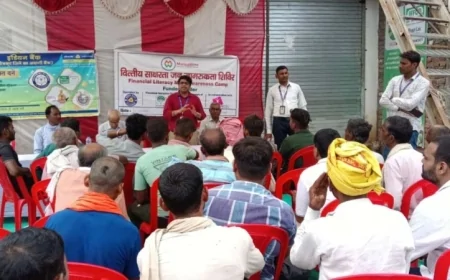 भौंरी में वित्तीय साक्षरता शिविर का हुआ आयोजन