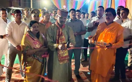 एसपी ने नवसृजित पुलिस चौकी का किया उद्घाटन