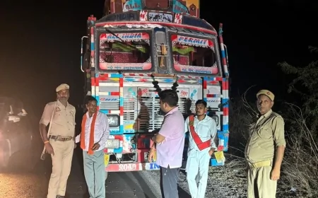 रात में चला खनन के खिलाफ अभियान, चार ट्रक सीज, लोकेशन बताने वाले दो संदिग्ध भी पकड़े गए
