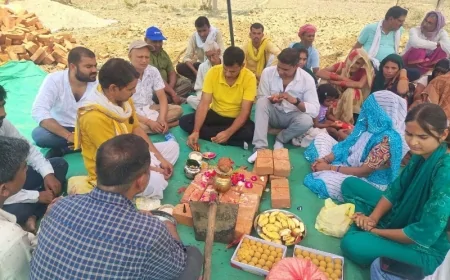 सिलखोरी में लेमनग्रास ऑयल यूनिट के लिए हुआ भूमि पूजन