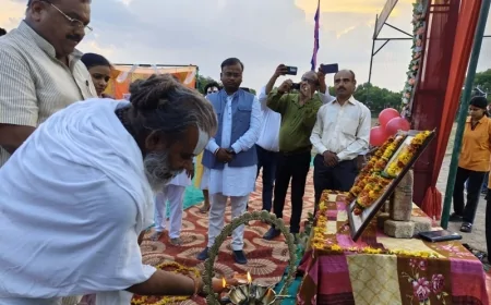 भारतरत्न नानाजी देशमुख क्रिकेट अकादमी का हुआ शुभारंभ