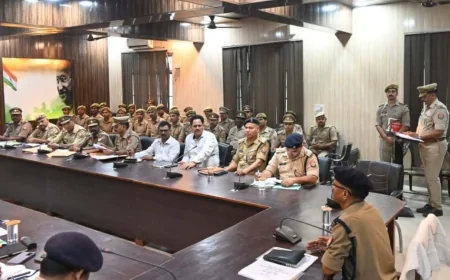 अपराध समीक्षा गोष्ठी कर एसपी ने मातहतों के कसे पेंच