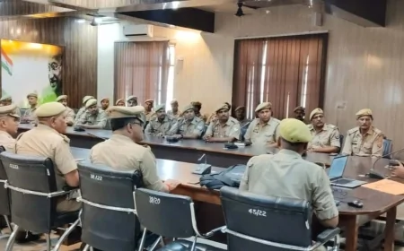 वीवीआईपी भ्रमण को लेकर पुलिस अधिकारी, कर्मचारियों को दिया गया प्रशिक्षण