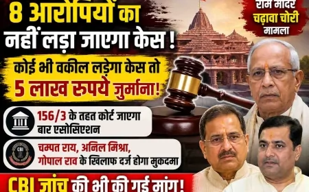 राम मंदिर चढ़ावा चोरी मामले में बड़ा फैसला, आठों आरोपियों की पैरवी नहीं करेगा बार एसोसिएशन