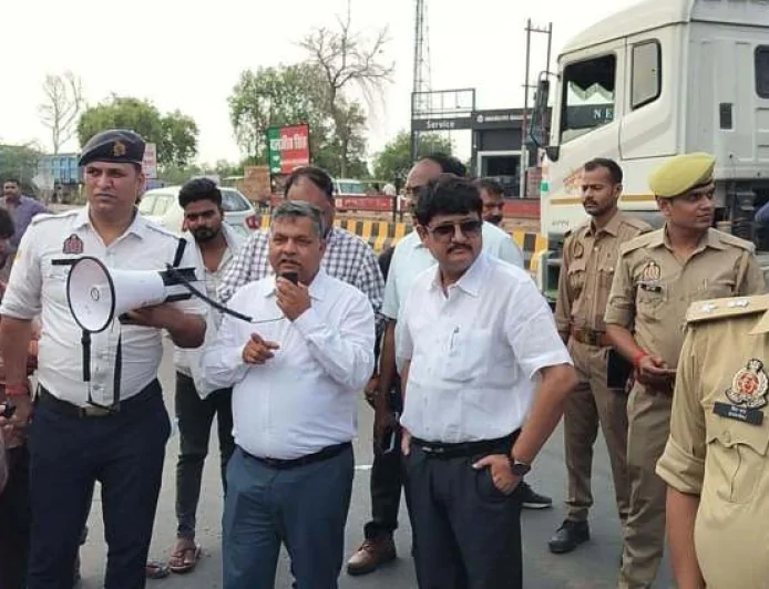 बांदा में परिवहन विभाग का बड़ा अभियान, 535 वाहनों के चालान, 5 वाहन सीज