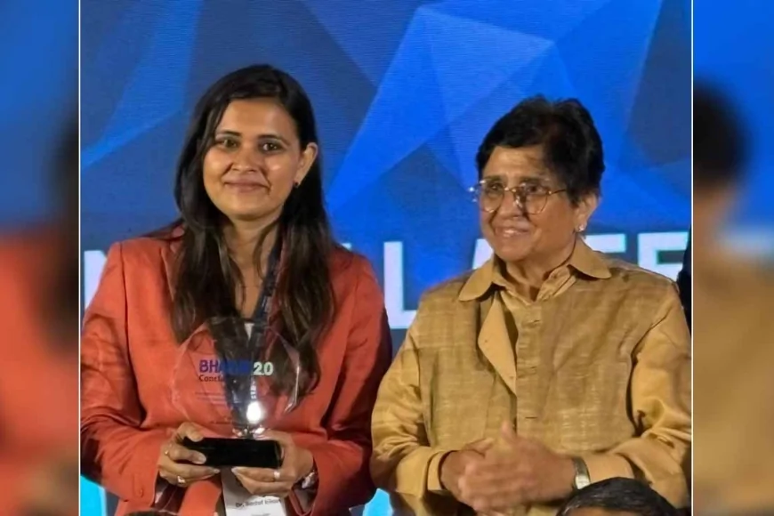 भारत कॉन्क्लेव 2026 में बांदा की बेटी डॉ. सदफ खान को मिला एक्सीलेंस इन टेक-ड्रिवन रियल एस्टेट इनोवेशन अवार्ड