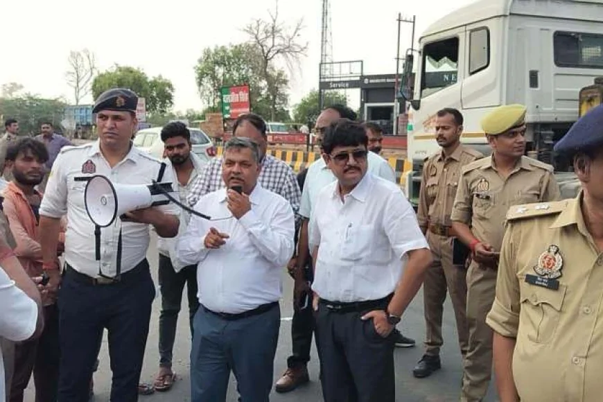 बांदा में परिवहन विभाग का बड़ा अभियान, 535 वाहनों के चालान, 5 वाहन सीज