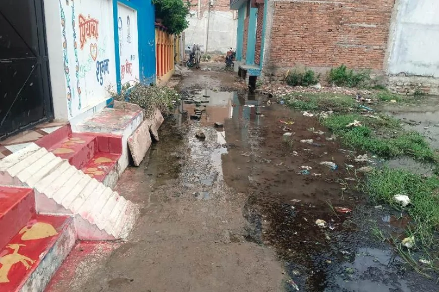 जल भराव की भीषण समस्या से जनता हलाकान