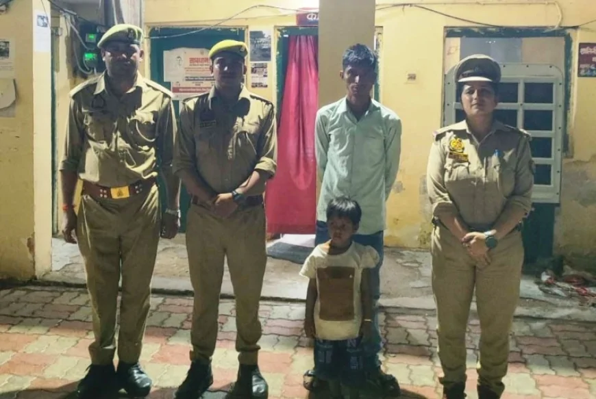 जीआरपी ने गुम हुई बच्ची को खोजकर पिता के सुपुर्द किया