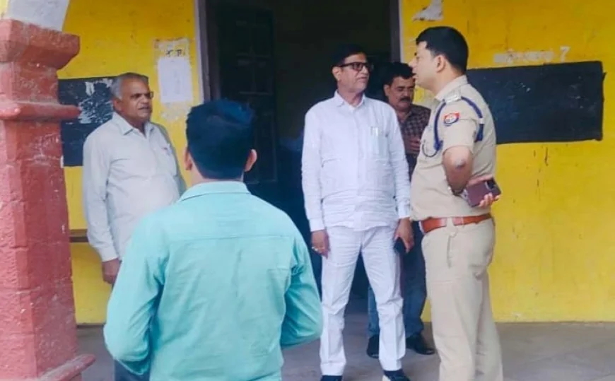 एएसपी ने पुलिस भर्ती परीक्षा का लिया जायजा