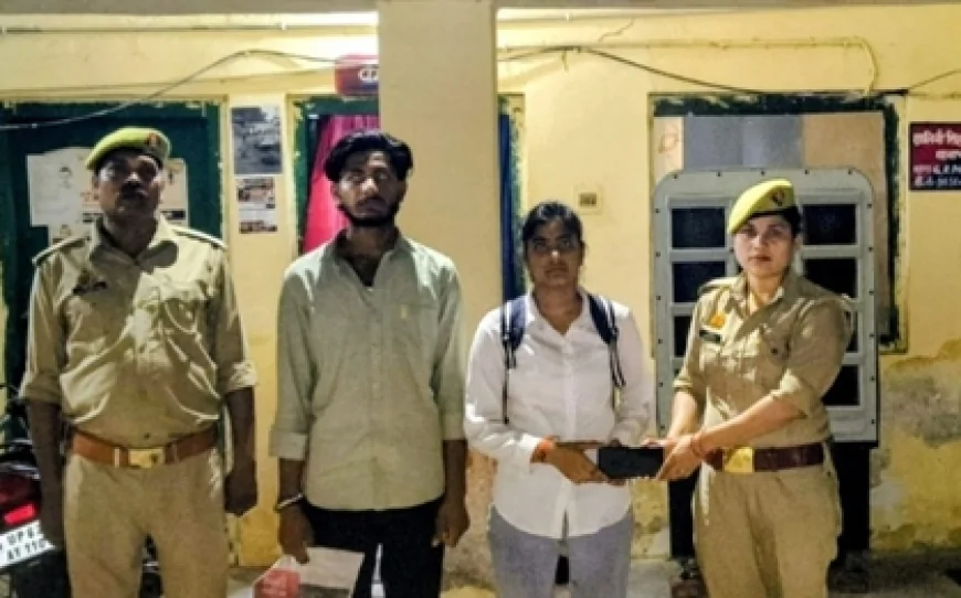 महिला यात्री का गुम मोबाइल फोन बरामद कर जीआरपी ने किया सुपुद