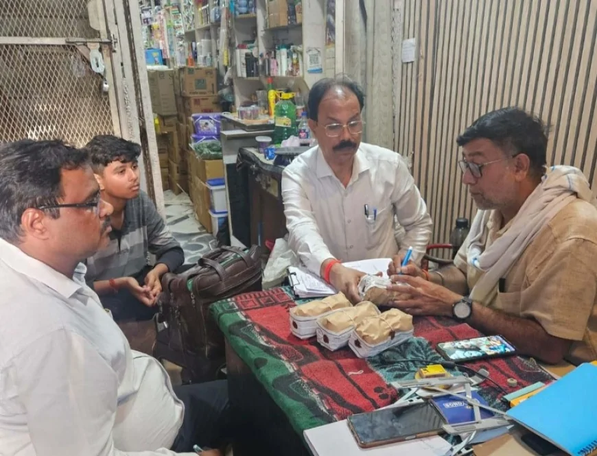 जनपद में खाद्य टीम ने भरे पांच सैम्पल