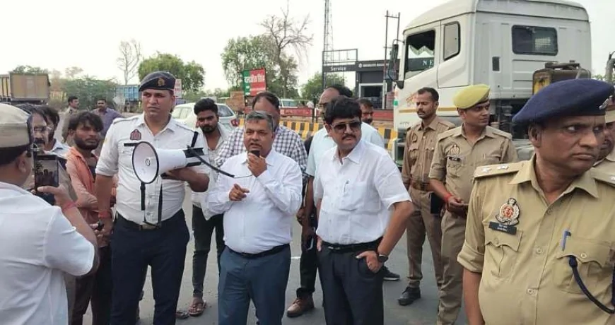 बांदा में परिवहन विभाग का बड़ा अभियान, 535 वाहनों के चालान, 5 वाहन सीज