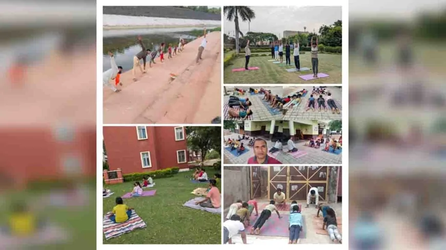 योगमय हुआ चित्रकूट, घर-घर संदेश पहुंचा रहे योग साधक